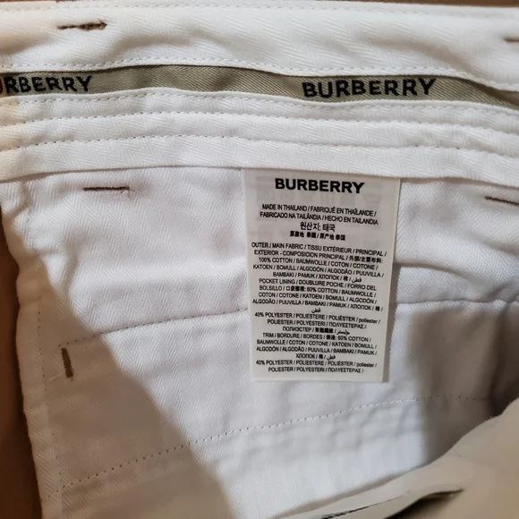 Burberry Pleated Tan / Camel Shorts - Picture 3 of 5